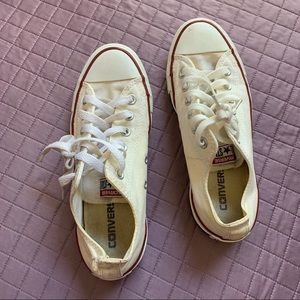white low top converse